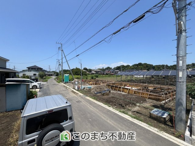 CRADLEGARDEN小山市千駄塚第2の前面道路含む現地写真|前面道路含む現地写真