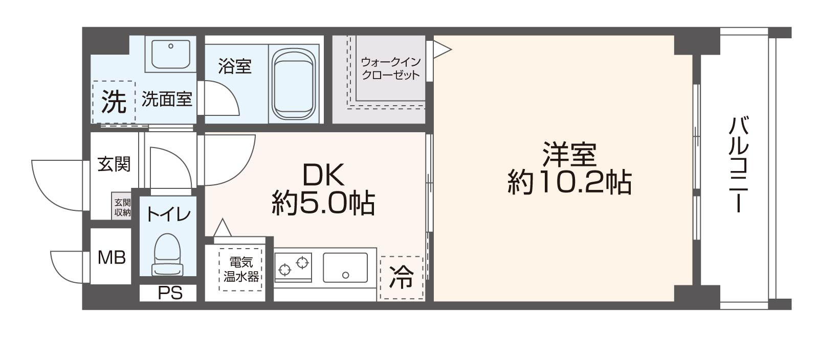 グランコートヒグチの間取り