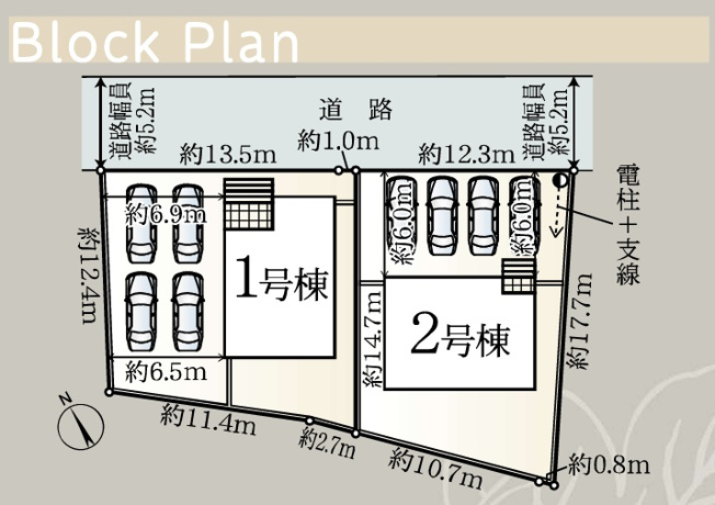 【区画図】 | 沼津市大諏訪第8　新築一戸建て　1号棟