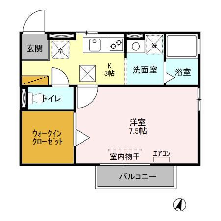 【間取り】 | モナリエ北小金 Ａ