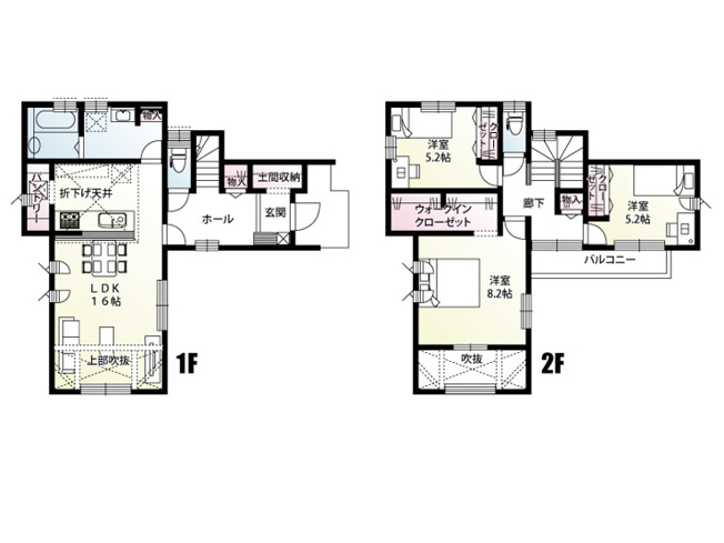 【間取り】 | 久喜市古久喜　新築戸建　全2棟　1号棟