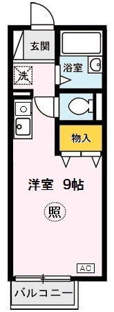 セジュール鈴蘭台の間取り