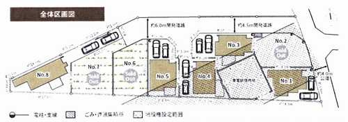 相模原市緑区東橋本4丁目　新築戸建全8棟　№8の区画図