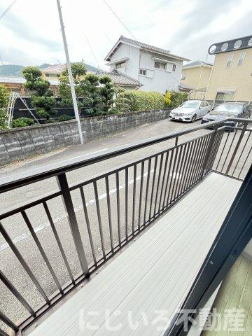 コーポひまわりのバルコニー