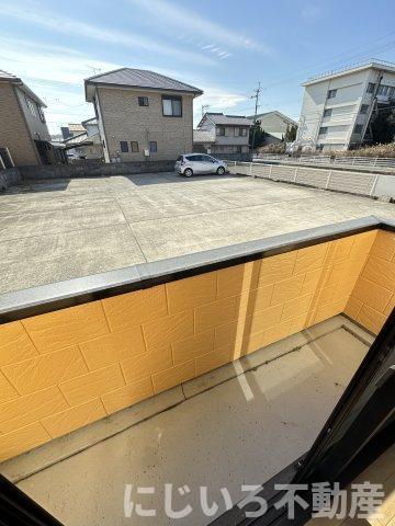 アナナメゾン2のバルコニー