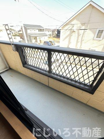 アナナメゾンのバルコニー