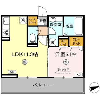 【間取り】 | グランツェーレ若草