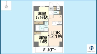 【間取り】 | S-RESIDENCE高岳ardent(アーデント)