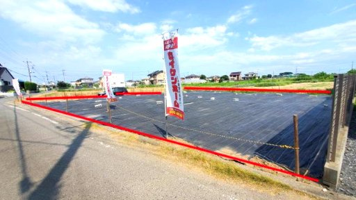 深谷市蓮沼　建築条件なし売地　１００坪超‼の外観