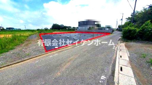 深谷市蓮沼　建築条件なし売地　１００坪超‼の外観