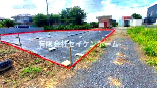 深谷市蓮沼　建築条件なし売地　１００坪超‼の外観