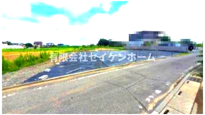 深谷市蓮沼　建築条件なし売地　１００坪超‼の外観