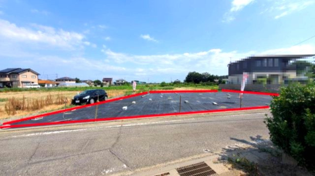 深谷市蓮沼　建築条件なし売地　１００坪超‼の外観