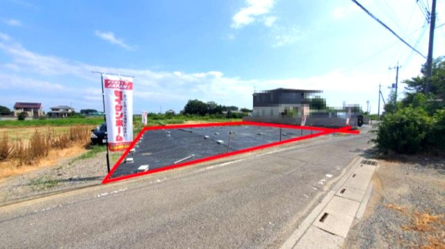 深谷市蓮沼　建築条件なし売地　１００坪超‼の外観