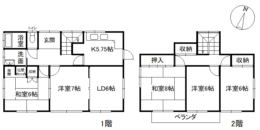 天満台東三丁目の間取り