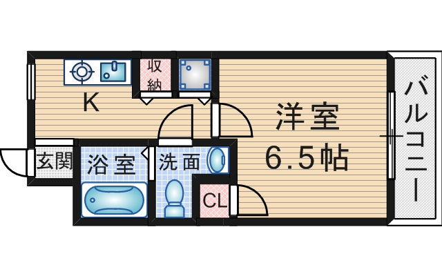 石野ハイツの間取り