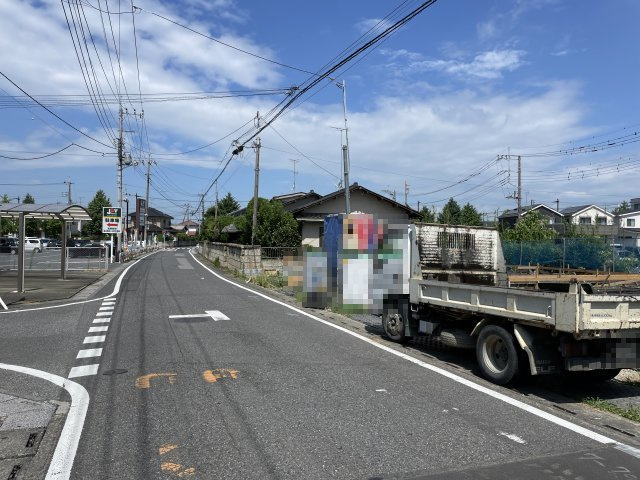 【前面道路含む現地写真】 | 久喜市葛梅【2区画】　新築戸建　全2棟　1号棟 | 7/25撮影