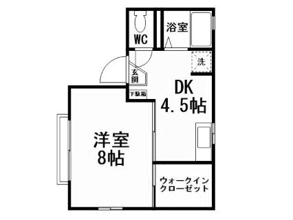 シャトーＫ安部山Ｂ棟の間取り