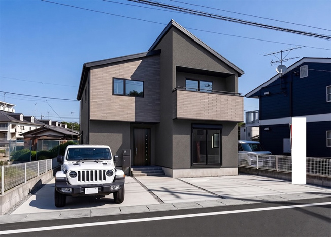 【外観パース】 | 久喜市葛梅【2区画】　新築戸建　全2棟　2号棟 | 2号棟