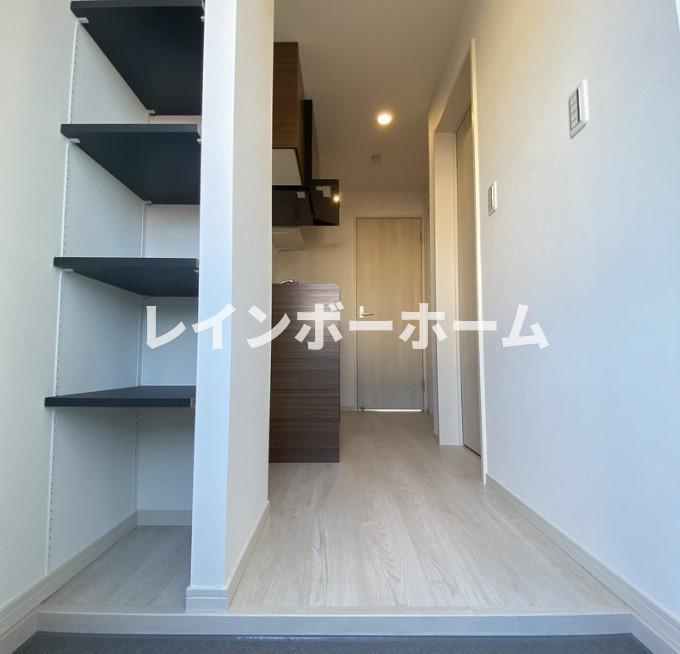 松戸市三ケ月のアパートの玄関|毎日通る玄関はこちらです
