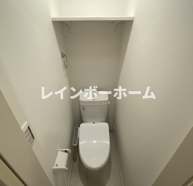 松戸市三ケ月のアパートのトイレ|トイレもきれいです