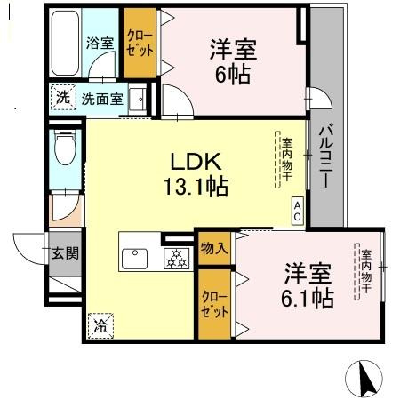 (仮称)トリシア円行2丁目プロジェクトの間取り