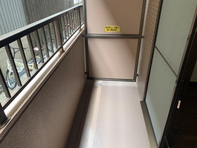 Estudio豊中のバルコニー