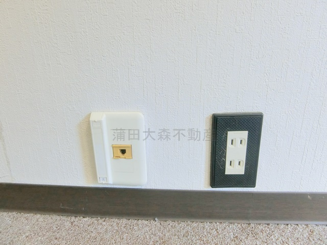 TOPトップ蒲田第3の設備|コンセント類