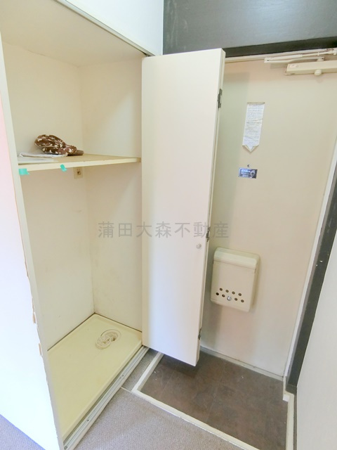 TOPトップ蒲田第3の収納|洗濯機置き場と収納