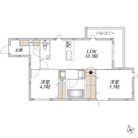 ｇｒａｃｉａ　和の間取り