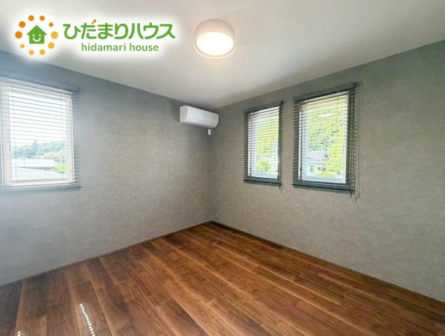 いわき市平下神谷Ⅱ期　新築戸建　1号棟の寝室|広めの主寝室は、ベッドの他にもパソコンデスクやドレッサーなども置けちゃいます(*^-^*)