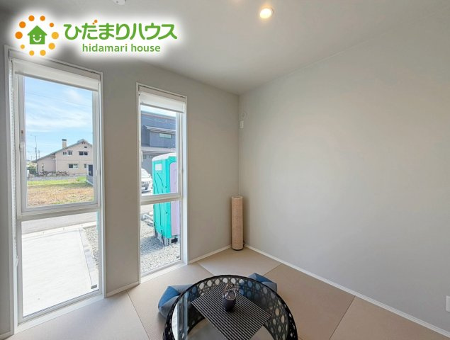 いわき市平下神谷Ⅱ期　新築戸建　1号棟の洋室|早くお仕事終わらせて、家に帰りたくなるようなリビングです(^^♪