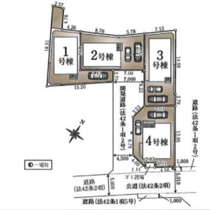 【仲介手数料無料】CRADLE GARDEN　清瀬市下宿第１６　全４棟　１号棟　