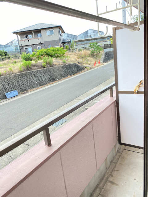 コーポノリクラAのバルコニー