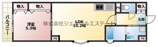 【間取り】 | ワンライフ私市