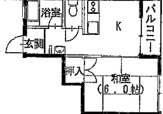 第二大朋マンションの間取り