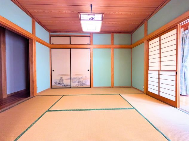 溝辺町戸建の和室|和室です