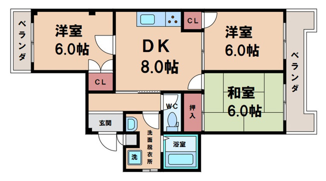 【間取り】 | 住吉建物5号館