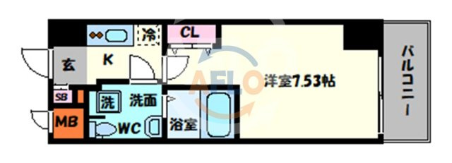 大阪プレステージアコモデーションの間取り|大阪プレステージアコモデーション　間取り図