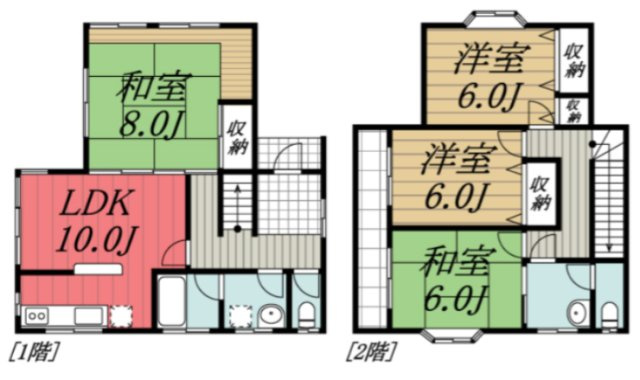 【間取り】 | 八街大木貸家