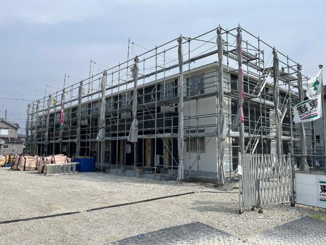 ウィルヴィレッジ　弐番館の外観|建築現場