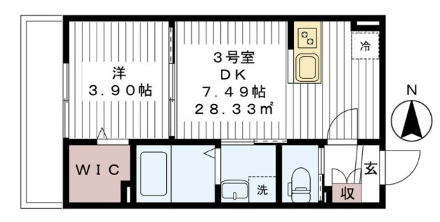 AJ南柏WestⅠ特典：仲介手数料が無料です!!の間取り
