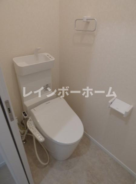 AJ南柏WestⅠ特典：仲介手数料が無料です!!のトイレ|清潔感のあるトイレです