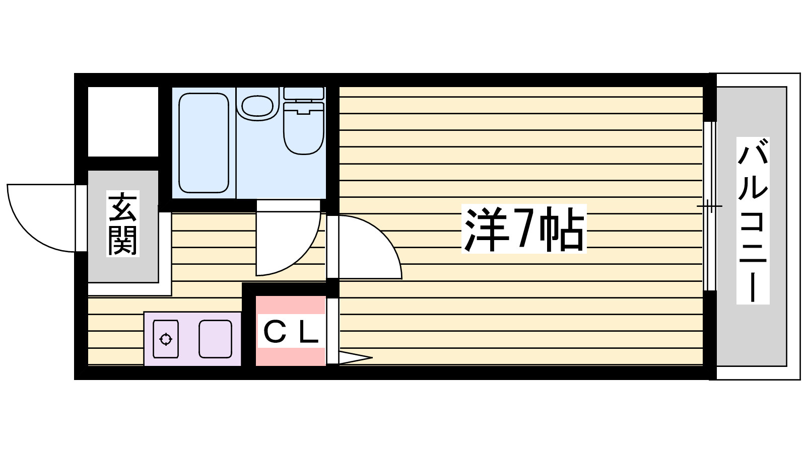 リベラルハウスの間取り