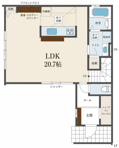 加古川市加古川町23期1号棟の間取り