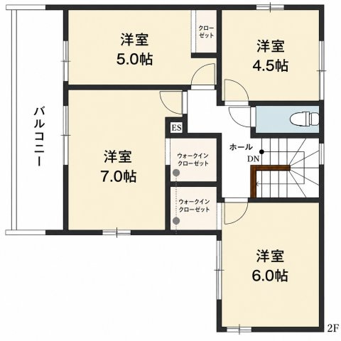 加古川市加古川町23期1号棟の間取り