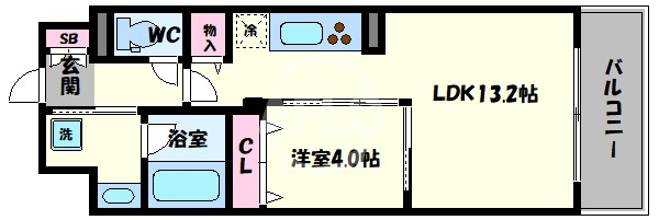 ラ・フェスタ真田山の間取り|ラ・フェスタ真田山　間取り