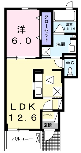 エクセレント有瀬Ⅱの間取り|エクセレント有瀬Ⅱ