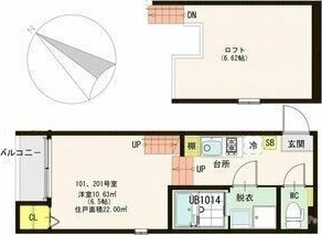 ソフィアKの間取り