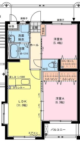 【間取り】 | ラヴィドール | ラヴィドールの間取り